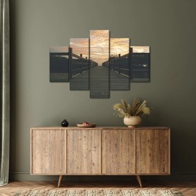 Tablou - Ponton de lemn, lac (150x105 cm)