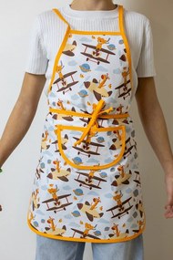 Șorț pentru copii din bumbac cu model