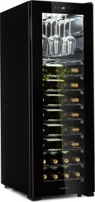 Klarstein Bellevin 62, răcitor de vinuri, 56 de sticle, 5 - 20 °C, clasa de eficiență energetică G, negru