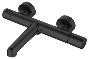 Baterie cada monocomanda Laveo PRETTO, negru satinat
