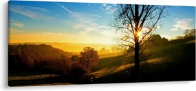 Tablou cu răsăsrit de soare (120x50 cm)