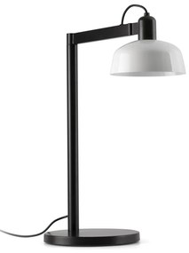 Veioza de birou metal TATAWIN negru, alb