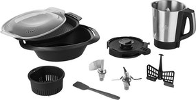 Robot de bucatarie Zilan ZLN9334 ONYX multifunctional Thermorobot, 1700W, Capacitate 3.3L, 30 de functii, Afisaj digital LED, aplicatie mobil