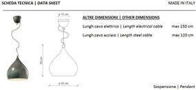 Lustra design retro realizat manual din ceramica VINTAGE