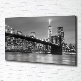 Print pe canvas New york, pe timp de noapte