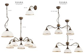 Lustră XSARA 3xE27/60W/230V Jupiter XS3B