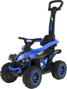 ATV pentru copii si bebe NOVOKIDS™ Little Beast, Cu melodii si lumini, Maner de impins pentru parinti detasabil, Functie trotineta fara pedale,