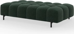 Taburet Tapitat cu Picioare Ferivo, 140x70x40 cm, dark verde velvet – Amore 35
