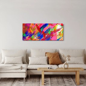 Tablou - Abstract colorat (120x50 cm)