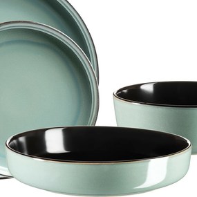 Set de masă Mäser 10 piese ALENIA, verde