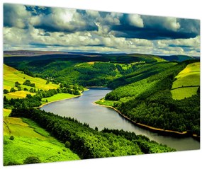 Tablou - Peisaj verde (90x60 cm)