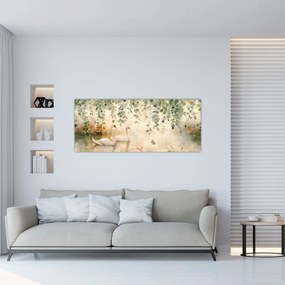 Tablou - Lac, acvariu (120x50 cm)