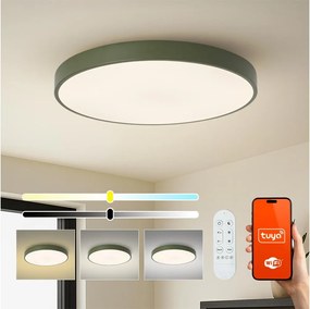 Brilagi-LED Corp de iluminat cu dimmer POOL SMART LED/100W/230V 80 cm Wi-Fi Tuya+telecomandă, verde