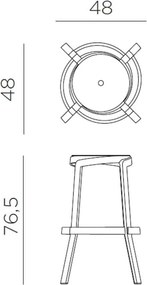 Scaun de Bar, Exterior, Nardi - Stack Maxi