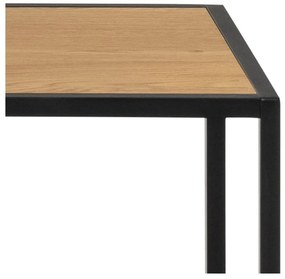 Bibliotecă în decor de stejar sălbatic Actona Seaford, 135 x 150 cm