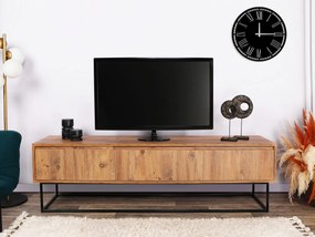 Masă TV/Dulap Lapin 180 (Nuc + Negru). 1088419