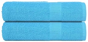 vidaXL Prosoape de mână 2 buc Turcoaz 50x100 cm 360 g/m² 100% bumbac