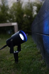 Markslöjd 108404 - Lampă de exterior LED RGBW GARDEN24, LED 6W/24V, 30 cm, IP44, neagră
