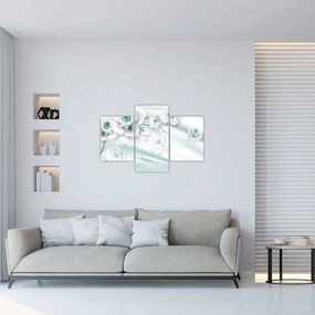 Tablou - Flori de trandafir turcoaz (90x60 cm)