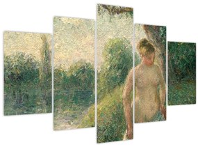 Tablou - Camille Pissarro, The Bather, reproducere (150x105 cm)