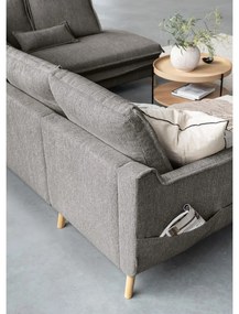 Colțar gri extensibil (cu colț pe partea dreaptă/în formă de "U") Charming Charlie – Miuform