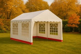 Cort pentru petreceri în grădină 4 × 3 m - prelată PVC 400 g