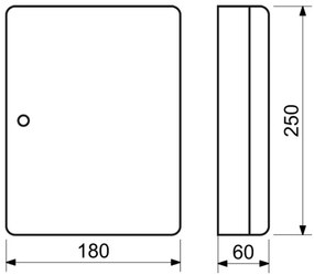 Cutie chei TS 48, bej