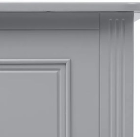 Pat copii elegant Ines gri 70x140 cm