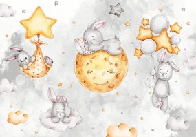 Fototapet pentru copii - Iepurasii somnorosi