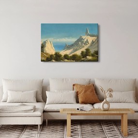 Tablou - Georg Emil Libert, View of Sommerspiret, the Cliffs of Møn, reproducere (90x60 cm)