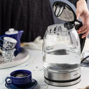 Fierbător electric din sticlă cu LED, 1.7 L, Klausberg KB-7886