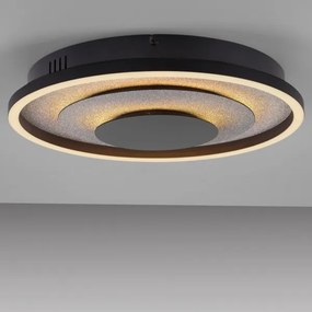 JUST LIGHT. 14409-21 - Plafonieră LED GLITTY LED/22W/230V Ø 40 cm neagră