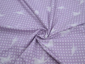 Lenjerie de pat din bumbac LILAC MEADOW mov Dimensiune lenjerie de pat: 70 x 80 cm | 140 x 200 cm