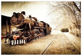 Tablou - Locomotiva istorică (90x60 cm)