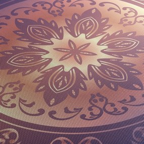 Tablou - Mandala pe gradient violet (90x60 cm)