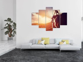 Tablou - Alpiniști (150x105 cm)