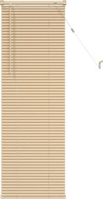 vidaXL Jaluzea venetiană Manual Maro Deschis cu Model 150 x 40 cm PVC