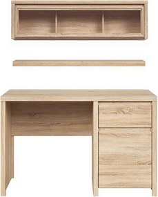 Set birou KASPIAN, stejar sonoma, PAL