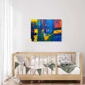 Tablou pe sticlă - Abstract (70x50 cm)