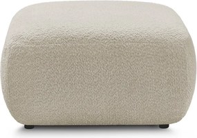 Taburet bej cu tapițerie din țesătură bouclé Montaigne – Bobochic Paris