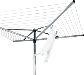 Uscator de rufe pentru exterior Brabantia TopSpinner 1003461, 50 m, Suport metalic, Rezistent la coroziune, Inox
