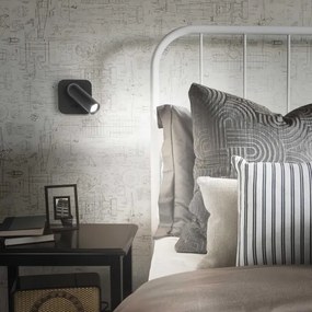 Spot LED de perete BEAN LED/3W/230V negru Ideal Lux