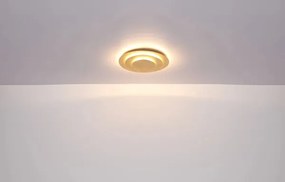 Globo 48465-18 - Plafonieră LED HEDA LED/18W/230V 3000K Ø 18 cm, auriu