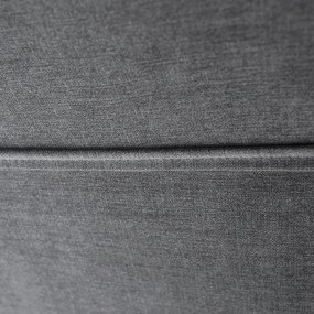 Colţar extensibil, material textil gri, model stânga, SANTIAGO