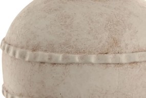 Vază decorativă, stil minimalist modern, culoare bej, din rășină, „Resin”