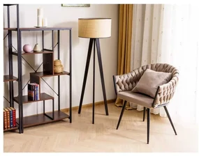 Scaun de bucătărie Nuvo, crem / negru