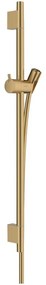 Bara dus bronz periat Hansgrohe, Unica S Puro cu furtun 28632140 Bronz periat