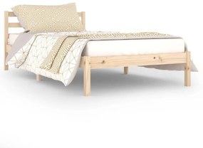 810420 vidaXL Cadru de pat, 100x200 cm, lemn masiv de pin