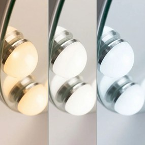 Oglindă LED HOLLYWOOD L.Gold 30x40