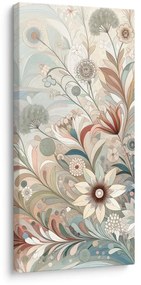 Tablou flori delicate în tonuri pastel